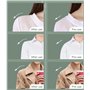 Épaulettes en Silicone,2 Paire Coussinets Épaulettes Silicone，Coussinets d'Épaule Souples Antidérapants pour Femmes et Hommes，Ep