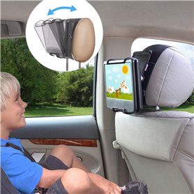 TFY Support pour Appuie-tête avec Attache à Angle Ajustable pour Lecteur DVD Portable à Écran Pivotant
