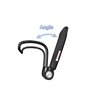 TFY Support pour Appuie-tête avec Attache à Angle Ajustable pour Lecteur DVD Portable à Écran Pivotant, Noir