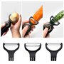 Fitdays Éplucheur Électrique Orbital Sans Fil | 3 Lames Inox Multifonctions (Pommes/Carottes) | Type-C Rechargeable & Léger | Sé