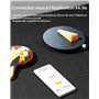 HOTO Balance de Cuisine Numérique Intelligente, Balance de Cuisine Électronique, Max 3000g, Precision 0.1g, Connexion à l'App, C