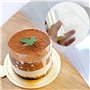 SZCXDKJ Colliers de gâteau, rouleau d'acétate transparent transparent, 8/10 cmx10 m, feuille de gâteau en acétate pour décoratio