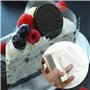 SZCXDKJ Colliers de gâteau, rouleau d'acétate transparent transparent, 8/10 cmx10 m, feuille de gâteau en acétate pour décoratio