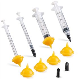 betevie Lot de 6 mini seringues à tétons pour animaux domestiques et animaux sauvages