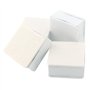 UNGFEI Lot de 8 rehausseurs de meubles carrés blancs de 3 cm, 6 cm de diamètre, rehausseurs de meubles autocollants ajoutent 3 c