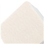 UNGFEI Lot de 8 rehausseurs de meubles carrés blancs de 3 cm, 6 cm de diamètre, rehausseurs de meubles autocollants ajoutent 3 c