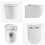 cuvette de WC compacte avec siège automatique