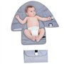 Tapis a Langer Matelas a Langer de Voyage Sac de Rangement pour Organisateur de Tapis de Voyage avec Coussins de Tete Home pour