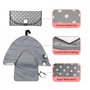 Tapis a Langer Matelas a Langer de Voyage Sac de Rangement pour Organisateur de Tapis de Voyage avec Coussins de Tete Home pour 