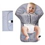 Tapis a Langer Matelas a Langer de Voyage Sac de Rangement pour Organisateur de Tapis de Voyage avec Coussins de Tete Home pour 