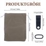 JRSHIRLEYLTD Lot de 4 sacs lestés portables avec 6 mousquetons et 6 clips - Sac à cordon en polyester pour rideaux d'extérieur e