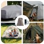 JRSHIRLEYLTD Lot de 4 sacs lestés portables avec 6 mousquetons et 6 clips - Sac à cordon en polyester pour rideaux d'extérieur e