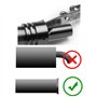Pipe d'échappement Sound Booster pour faux turbocompresseur V8 dans la voiture et la moto I Générateur de son universel Turbo wh