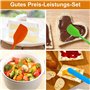 Lot de 5 Spatules en Silicone avec Noyau Métallique – Flexibles, Résistantes à la Chaleur et Anti-Adhésives Spatule Silicone – S