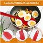 Lot de 5 Spatules en Silicone avec Noyau Métallique – Flexibles, Résistantes à la Chaleur et Anti-Adhésives Spatule Silicone – S