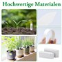 Lot de 210 Étiquettes pour Plantes Blanches en Plastique – Résistantes aux Intempéries – 10 x 2 cm – Etiquette Plante Pour Jardi