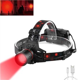 WESLITE Lamp Frontale Rouge