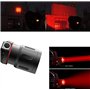 WESLITE Lamp Frontale Rouge, 1000 Lumens Lampe Frontale Rechargeable avec Lumière Rouge Zoomable Torche Frontale Rouge pour la C