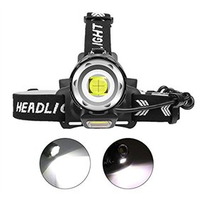 12000 Lumens Lampe Frontale LED Rechargeable