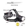 12000 Lumens Lampe Frontale LED Rechargeable, WESLITE XHP90 Lampes Frontales Puissante Torche Frontale Haute Puissance Phare de 