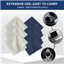 6 PCS Chiffon Lunettes Réutilisables, Chiffons, 18 * 15cm Microfibre de Nettoyage, Chiffons de Nettoyage Lunettes lavables,pour 
