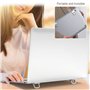 PFLYPF Support d'ordinateur Portable 2 pièces, Support Pliable, Support d'ordinateur Autocollant, Ergonomique et Invisible, Comp