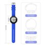 ILAME 10 ATM Résistant à l'eau Montre Sportive pour Natation et Plongée, avec Fonctions de Chronomètre, Compte à Rebours, Double