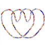 Sumind 200 Pièces 6 mm Millefiori Perles Rondes en Verre avec Une Seule Fleur pour la Fabrication de Bijoux Fournitures de Brode