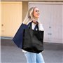 PFLYPF Lot de 2 sacs à provisions avec poignées, sacs à provisions réutilisables, sacs à provisions pliables portables en tissu 