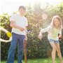 10 Cordes à Lancer d'anneaux, avec 1 Sac Noir à Double Cordon, Jeux de Lancer pour Enfants, Jouet à Lancer Rond, Jouets de Plein