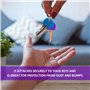40PCS Key Cap, Capuchon En Plastique, Capuchon De Clé De Couleur (8 Couleurs)