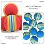 MEMOFYND Lot de 18 Balles en Mousse Élastique pour Exercices de Golf - Pour Entraînement en Intérieur et Extérieur
