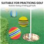 MEMOFYND Lot de 18 Balles en Mousse Élastique pour Exercices de Golf - Pour Entraînement en Intérieur et Extérieur