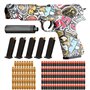 1 pistolet à graffiti avec 100 balles en mousse souple
