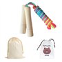 1 corde à sauter avec 2 sacs de rangement