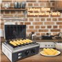1500W Acier Inoxydable Électrique Gaufrier Commercial Hot Dog Gaufrier Plaque Antiadhésive Bâton De Chien De Maïs Bâtons De Gauf