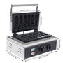 1500W Acier Inoxydable Électrique Gaufrier Commercial Hot Dog Gaufrier Plaque Antiadhésive Bâton De Chien De Maïs Bâtons De Gauf