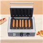 1500W Acier Inoxydable Électrique Gaufrier Commercial Hot Dog Gaufrier Plaque Antiadhésive Bâton De Chien De Maïs Bâtons De Gauf