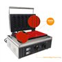 1500W Acier Inoxydable Électrique Gaufrier Commercial Hot Dog Gaufrier Plaque Antiadhésive Bâton De Chien De Maïs Bâtons De Gauf