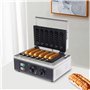 1500W Acier Inoxydable Électrique Gaufrier Commercial Hot Dog Gaufrier Plaque Antiadhésive Bâton De Chien De Maïs Bâtons De Gauf