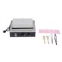 1500W Acier Inoxydable Électrique Gaufrier Commercial Hot Dog Gaufrier Plaque Antiadhésive Bâton De Chien De Maïs Bâtons De Gauf