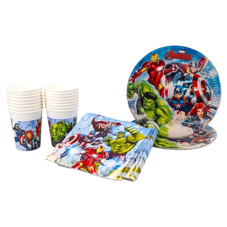 SPARKLERS CLUB Pack de fête Marvel Avengers