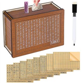 Tirelire en Bois