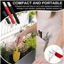4 Pièces Aiguiseur Couteaux, Rapide et Portable Affuteur de Couteaux, Polyvalent Eguiseur de Couteau Convient aux Outils de Jard