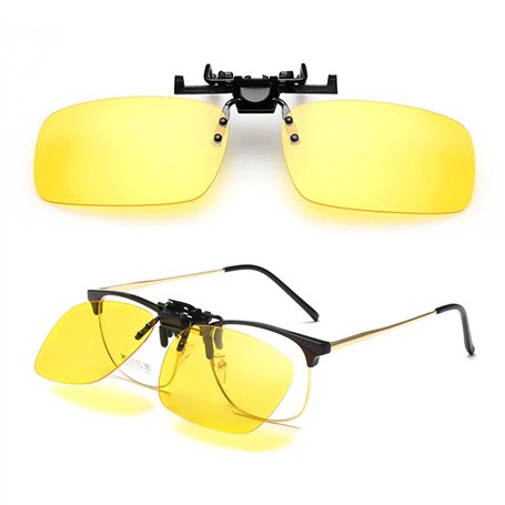 Elfinfi Clip-on Lunettes Conduite de Nuit