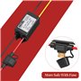 Convertisseur de Tension DC 24V à 12V 5A 60W, Transformateur Abaisseur Étanche avec Fusible et Blocs de Câblage, Réducteur de Te