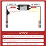 Convertisseur de Tension DC 24V à 12V 5A 60W, Transformateur Abaisseur Étanche avec Fusible et Blocs de Câblage, Réducteur de Te