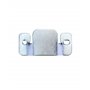QWORK® 4 Pcs Supports de Fixation pour Canapé Sectionnel, Connecteur de Canapéà Emboîtement en Fer Galvanisé avec Vis (96 x 46 m