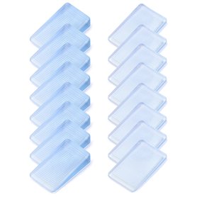 QWORK® 16 x Cales de Meubles Transparent