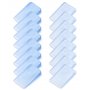 QWORK® 16 x Cales de Meubles Transparent